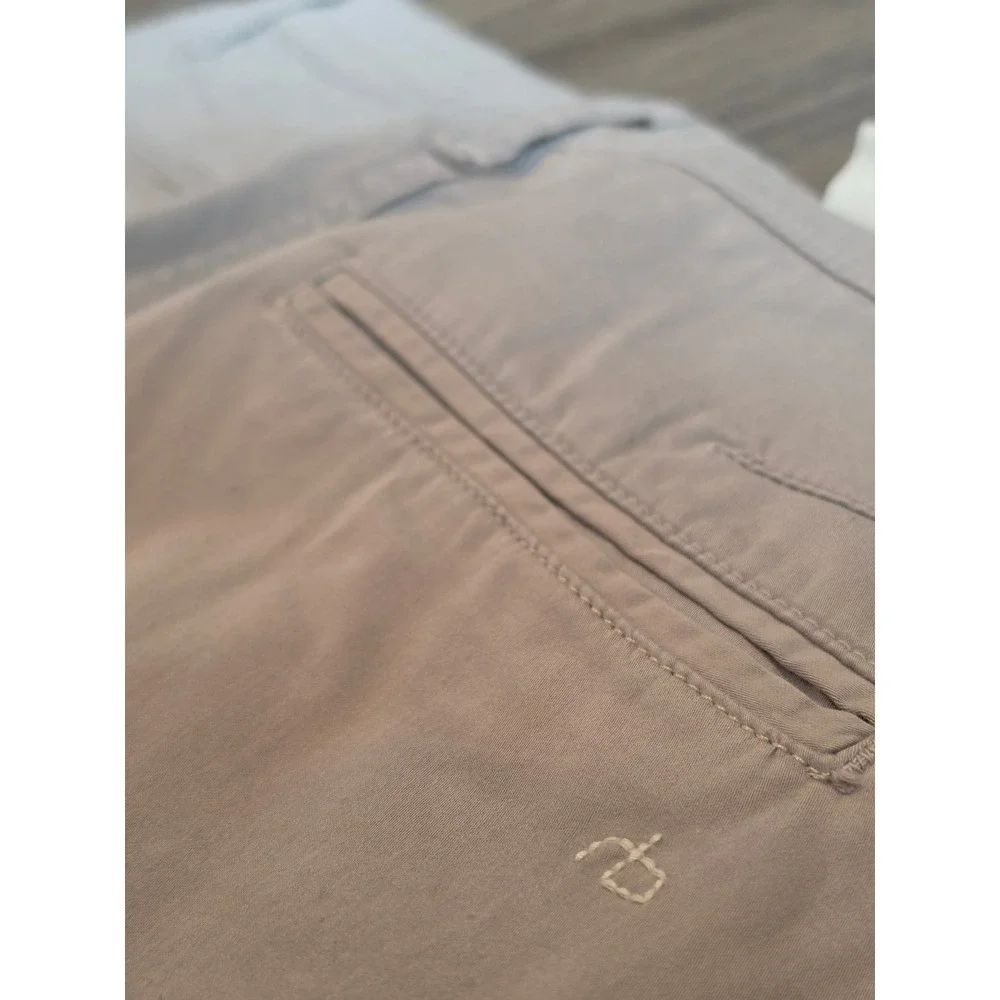 Rag & Bone Mens Standard Chino Natural Gray Cotton Sateen Pants 33 NWT